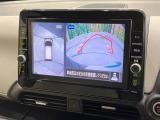 【アラウンドビューモニター】専用のカメラにより、上から見下ろしたような視点で360度クルマの周囲を確認することができます☆死角部分も確認しやすく、狭い場所での切り返しや駐車もスムーズに行えます。