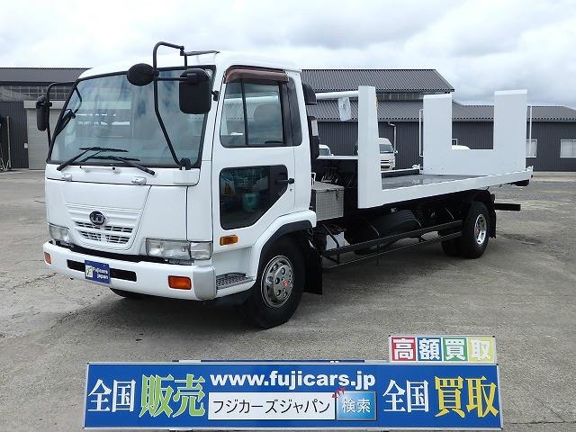 中古車 日産ディーゼル コンドル セルフローダー 極東フラトップ 積載車 36 166km ホワイト 茨城県 368万円 中古車情報 中古車検索なら 車選び Com